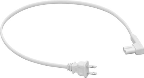 Sonos - 1.6' Power Cable for One and Play:1 - White