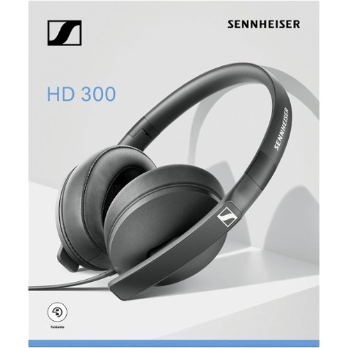 Sennheiser HD 300 Wired Over-the-Ear Headphones - Black HOW TO BUY