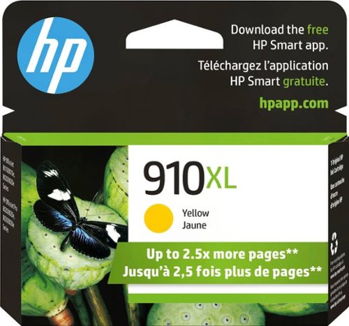 HP - 910XL High-Yield Ink Cartridge - Yellow
