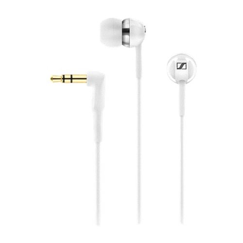 Sennheiser - CX 100 Wired Earbud Headphones - White-Front_Standard 