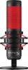 HyperX - QuadCast Wired Multi-Pattern USB Electret Condenser Microphone - Black/Red-Front_Standard