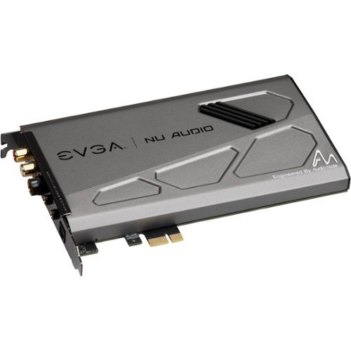 EVGA NU Audio Sound Card - Silver WORLDWIDE DELIVERY