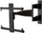 SANUS Elite - Advanced Full-Motion TV Wall Mount for Most 32"-55" TVs up to 55 lbs - Tilts, Swivels, and Extends up to 20" From Wall - Black Brushed Metal-Front_Standard 