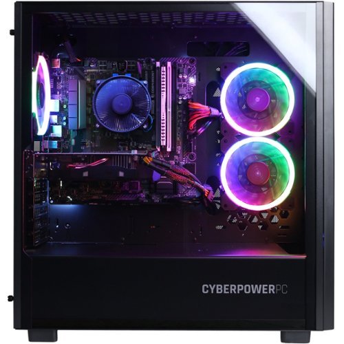 CyberPowerPC Gaming Desktop AMD Ryzen 7 2700X 16GB Memory