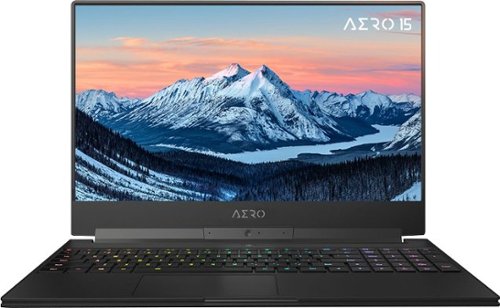  GIGABYTE - AERO 15.6" 4K Ultra HD Gaming Laptop - Intel Core i9 - 32GB Memory - NVIDIA GeForce RTX 2070 Max-Q - 1TB SSD - Black