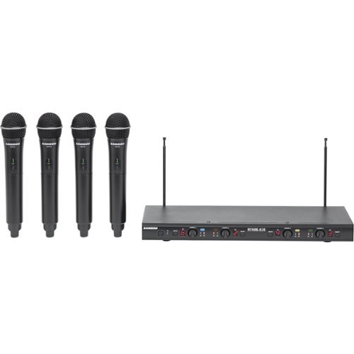 Samson - Stage 24-Channel Wireless Dynamic Vocal Microphone System