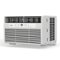 Midea - 12,000 BTU Smart Window Air Conditioner, spaces up to 550 sq. ft Comfort Sense remote - White-Front_Standard