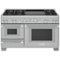 Thermador - ProGrand 7.3 Cu. Ft. Freestanding Double Oven Dual Fuel LP Convection Range with Pro Steam - Stainless Steel-Front_Standard