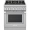 Thermador - Professional Series 4.4 Cu. Ft. Freestanding Dual Fuel Convection Range with Self-Cleaning and 5 Star Burners - Stainless Steel-Front_Standard