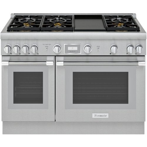 Photos - Cooker Thermador  Pro Harmony 6.8 Cu. Ft. Freestanding Double Oven Dual Fuel Con 