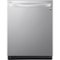 LG - 24" Top Control Built-In Dishwasher with Stainless Steel Tub-Front_Standard 