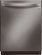 LG - 24" Top Control Built-In Dishwasher with Stainless Steel Tub - Black Stainless Steel-Front_Standard 