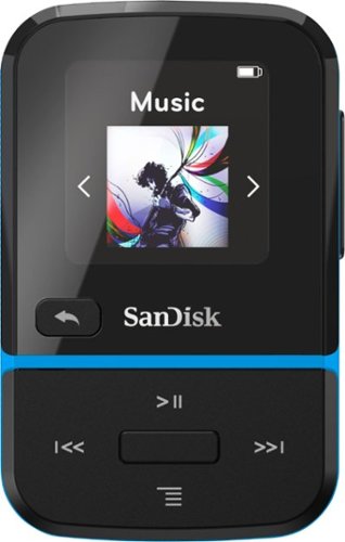 SanDisk - Clip Sport Go 16GB* MP3 Player - Blue