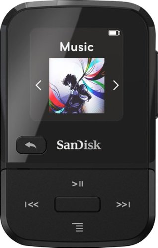 SanDisk - Clip Sport Go 16GB* MP3 Player - Black