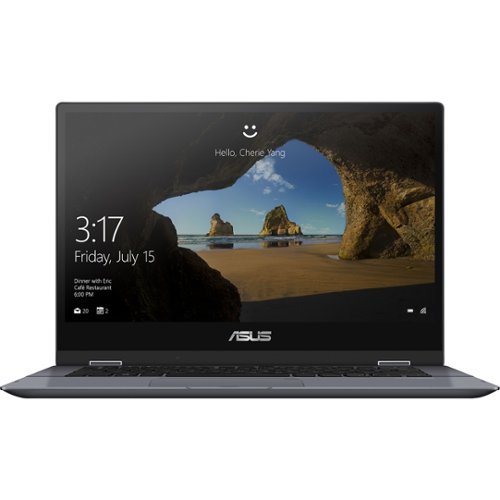 ASUS - VivoBook Flip 14 TP412UA 2-in-1 14" Touch-Screen Laptop - Intel Pentium - 4GB Memory - 128GB Solid State Drive - Star Gray