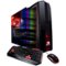 iBUYPOWER - Gaming Desktop - AMD FX-Series - 8GB Memory - NVIDIA GeForce GT 1030 - 240GB Solid State Drive - Black/Red-Front_Standard