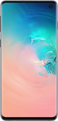 Samsung - Galaxy S10 with 512GB Memory Cell Phone Prism - White (AT&T)-Front_Standard 