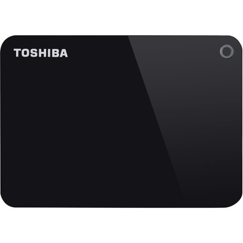 Toshiba - Canvio Advance 4TB External USB 3.0 Portable Hard Drive - Black-Front_Standard 