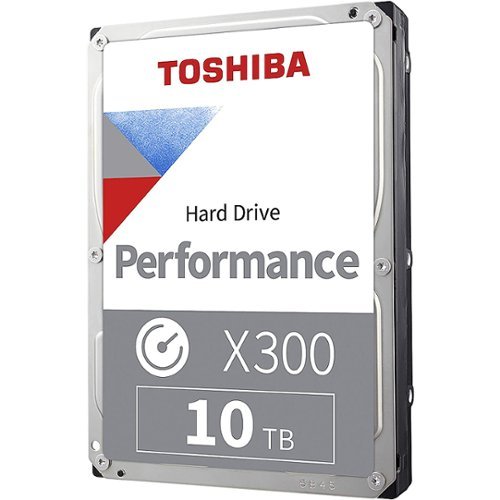 Toshiba - X300 Performance 10TB Internal SATA Hard Drive for Desktops with Advanced Format Technology