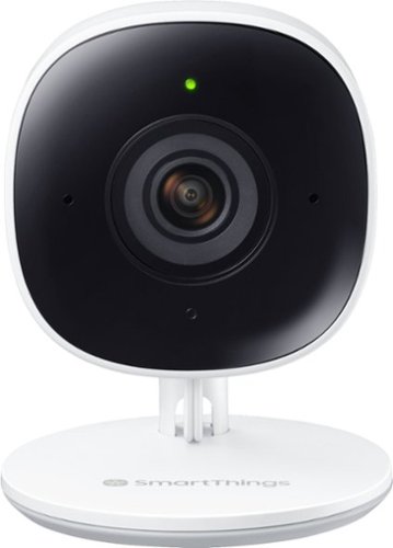  Samsung - SmartThings Indoor 1080p Wi-Fi Wireless Security Camera - White