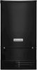 KitchenAid - 18" 29-Lb. Built-In Ice Maker - Black-Front_Standard
