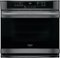 Frigidaire - Gallery Series 30" Built-In Single Electric Convection Wall Oven - Black Stainless Steel-Front_Standard