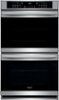 Frigidaire - Gallery Series 30" Built-In Double Electric Convection Wall Oven - Stainless Steel-Front_Standard