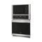 Frigidaire - Gallery Series 27" Double Electric Convection Wall Oven with Built-In Microwave - Stainless steel-Front_Standard