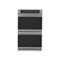Frigidaire - Gallery Series 27" Built-In Double Electric Convection Wall Oven - Black stainless steel-Front_Standard