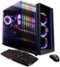 CyberPowerPC - Gaming Desktop - AMD Ryzen 7 2700X - 16GB Memory - NVIDIA GeForce GTX 1660 Ti - 1TB HDD + 480GB SSD - Black-Front_Standard