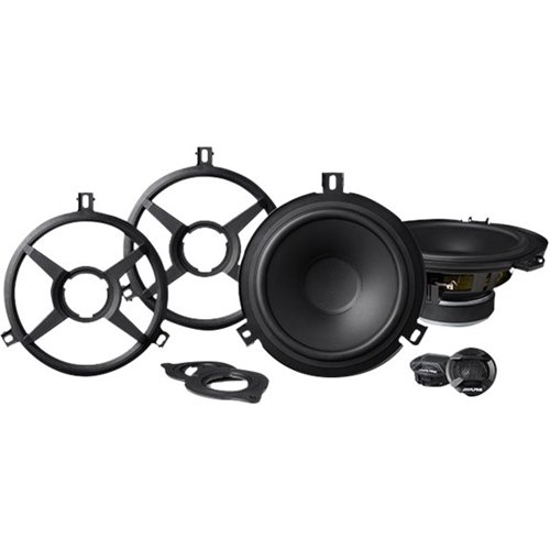 Alpine - 6-1/2" 2-Way Car Speakers (Pair) - Black