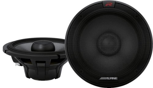 Alpine - R-Series 6-1/2" 2-Way Car Speakers (Pair) - Black