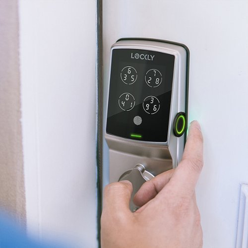 Lockly Secure Plus Smart Lock Replacement Deadbolt with 3D Biometric Fingerprint/App/Physical Key - Satin Nickel HOW TO BUY