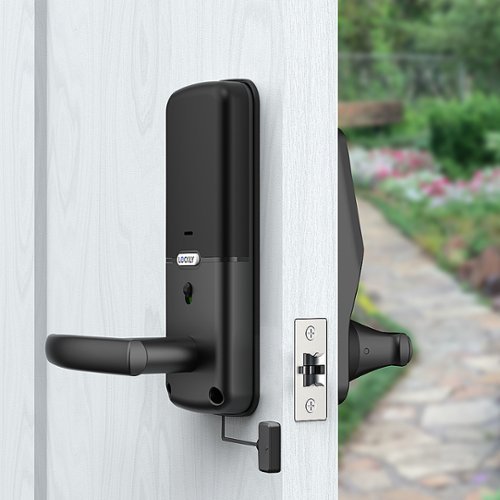 Lockly Secure Pro Smart Lock Wi-Fi Replacement Latch with 3D Biometric Fingerprint/Keypad/App/Voice - Matte Black WHERE TO BUY