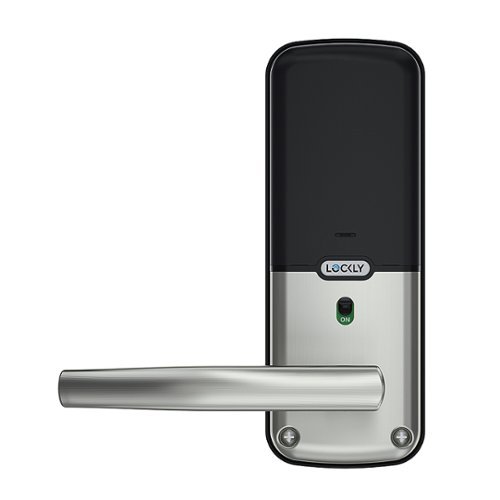 Lockly Secure Pro Smart Lock Wi-Fi Replacement Latch with 3D Biometric Fingerprint/Keypad/App/Voice - Satin Nickel GLOBAL SHIPPING