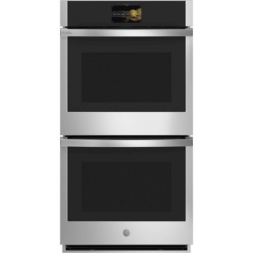 GE Profile - 27" Smart Built-In Convection Double Wall Oven Stainless Steel - Stainless steel