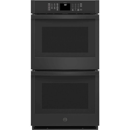 GE - 27" Built-In Double Electric Wall Oven - Black