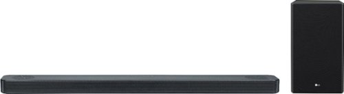  LG - AI ThinQ 3.1.2-Channel 440W Soundbar System with Wireless Subwoofer and Dolby Atmos - Black