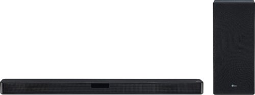  LG - 2.1-Channel Soundbar with Wireless Subwoofer and DTS Virtual: X - Black