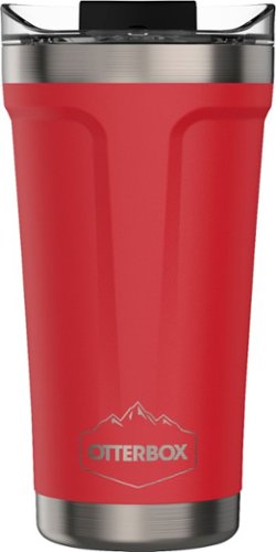 OtterBox - Elevation 16-Oz. Thermal Tumbler - Flame Chaser Red-Angle_Standard 