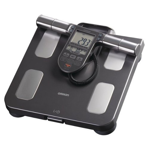  Omron - Body Fat Monitor Scale - Black/Gray