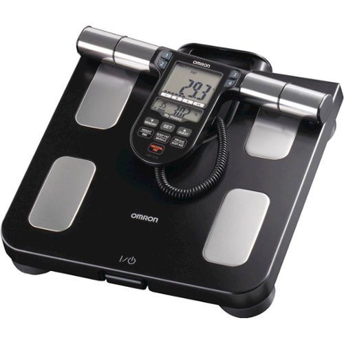 Omron - Full Body Sensor Body Composition Monitor and Scale - Black-Angle_Standard 