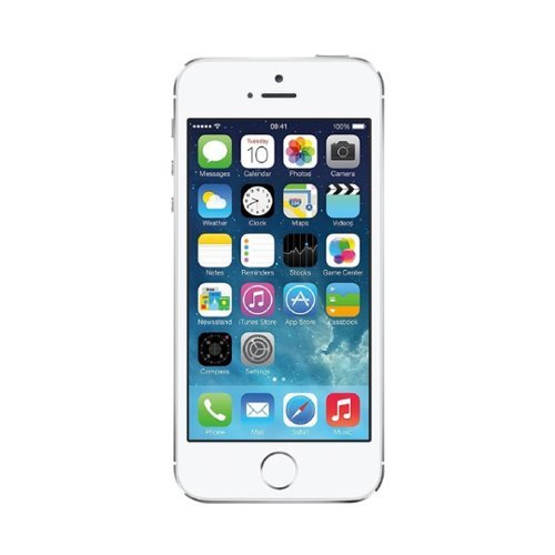 Apple - Pre-Owned iPhone 5S with 64GB Memory Cell Phone (Unlocked) - Silver-Angle_Standard 