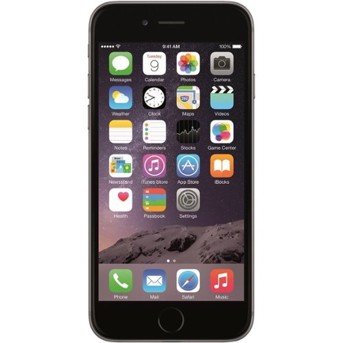 Apple - Pre-Owned iPhone 6 with 32GB Memory Cell Phone (Unlocked) - Space Gray-Angle_Standard 