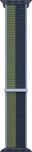 Apple - Watch 41mm Sport Loop - Abyss Blue/Moss Green-Angle_Standard 