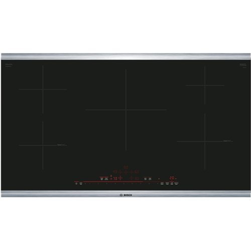Bosch - 800 Series 36" Built-In Electric Induction Cooktop with 5 elements and Wifi - Black