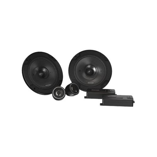 KICKER - CS Series 6-1/2" 2-Way Car Speakers with Polypropylene Cones (Pair) - Black