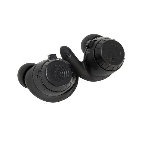 

Lucid Hearing Hearbuds Hearing Amplifiers Pair -Universal Fit (Black) - BLACK