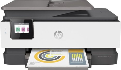  HP - OfficeJet Pro 8035 Wireless All-In-One Inkjet Printer with 8 Months of Instant Ink Included - Basalt/White