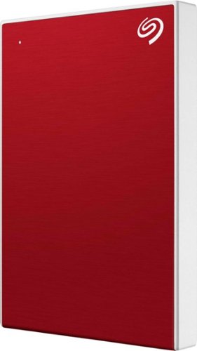 Seagate - Backup Plus Slim 2TB External USB 3.0 Portable Hard Drive - Red-Front_Standard 